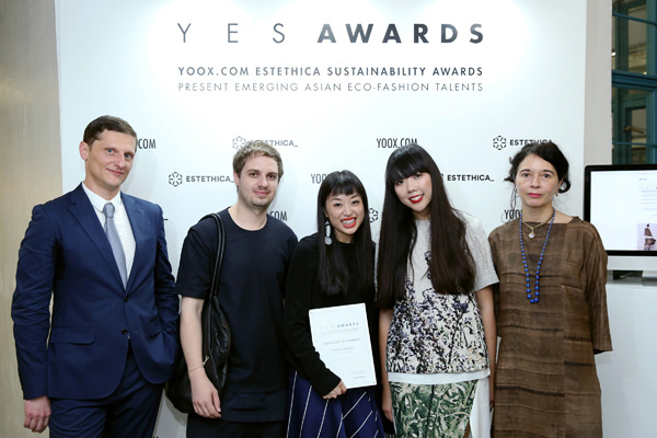 yoox携手estethica宣布“y.e.s.环保时尚大奖”获胜者